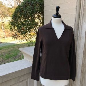 ⭐️🆕[Charter Club]💯%Cashmere Brown Color Sweater